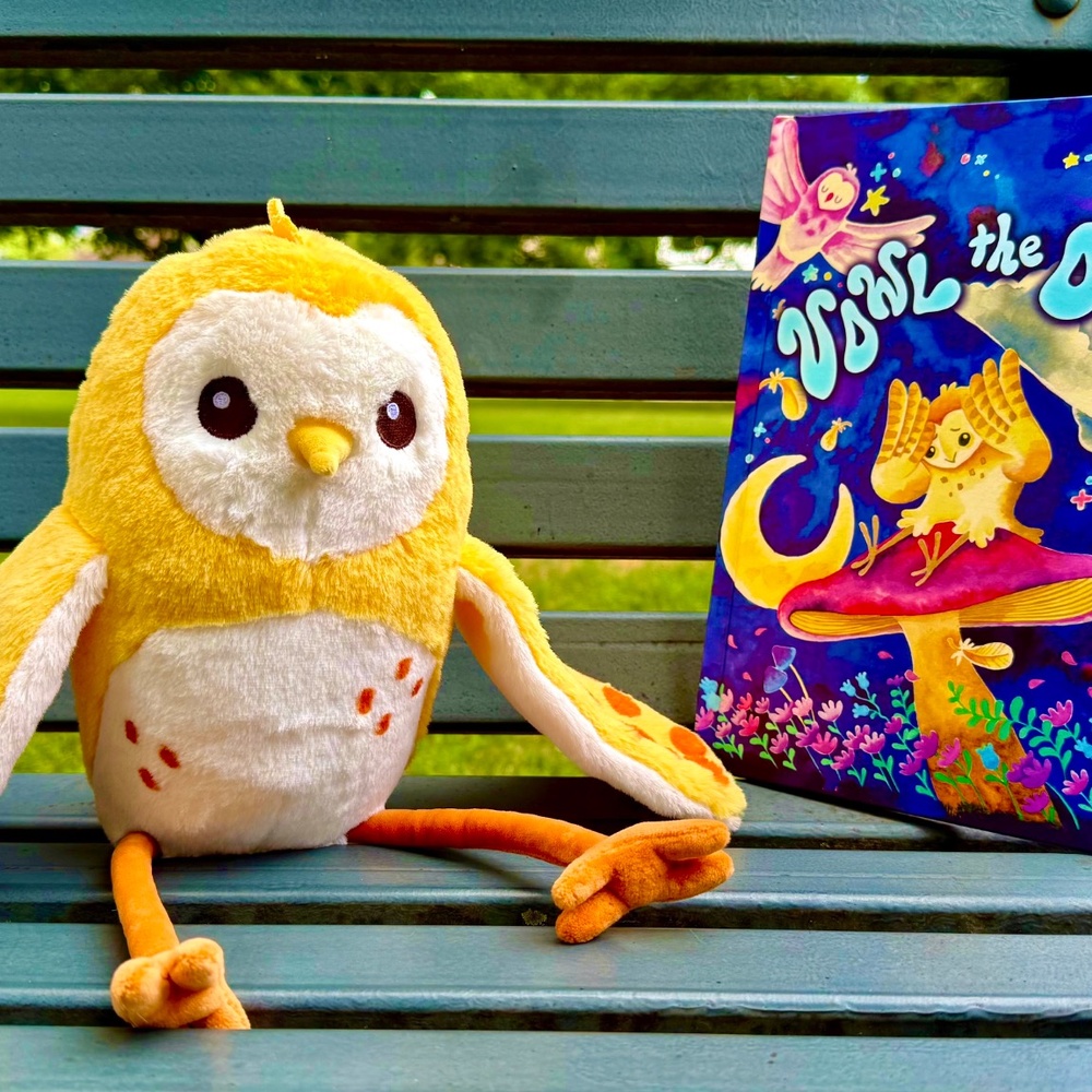 Vowl the Owl book and plushie
